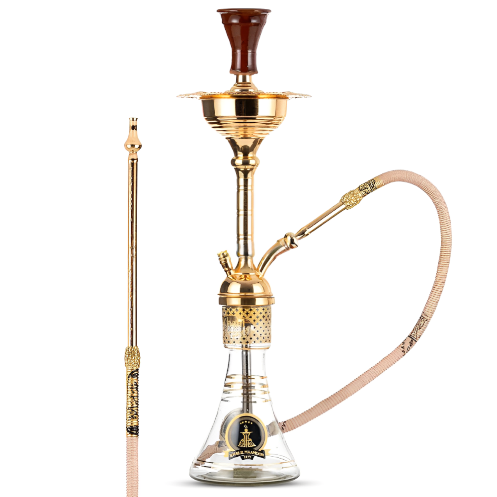 Khalil Mamoon Ice Chiller summer Messing Koper Dubbel appel Traditionele Shisha Alfakher