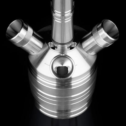 Steamulation Ultimate Gen.II Shisha SILVER MATT METALLIC