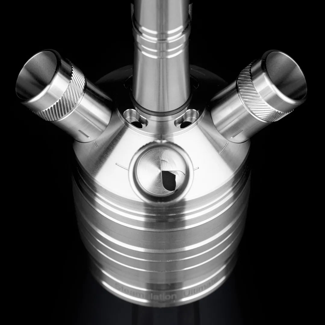 Steamulation Ultimate Gen.II Shisha SILVER MATT METALLIC